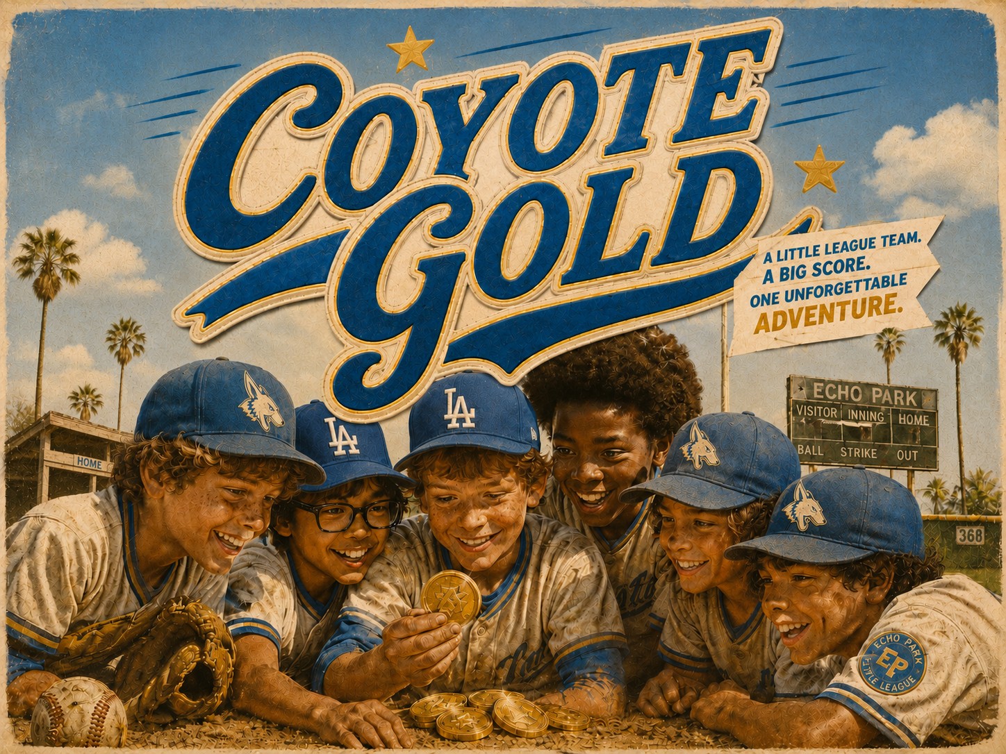 COYOTE GOLD — a Little League team, a big score, one unforgettable adventure